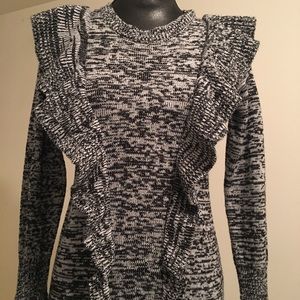 Evelyn Taylor women’s Ruffle Front sweater